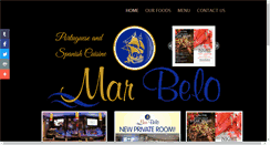 Desktop Screenshot of marbelorestaurant.com